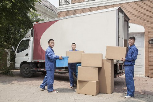 Packing and protection materials used during a Chelsea home move