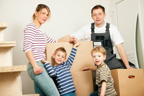 Moving furniture and boxes from a Chelsea student flat