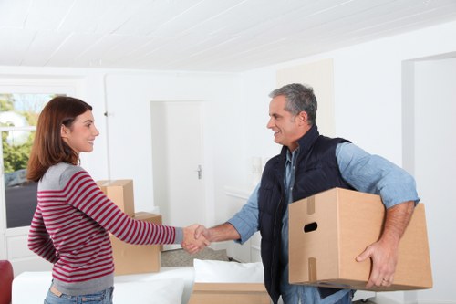 Loading commercial items for a local move in Chelsea