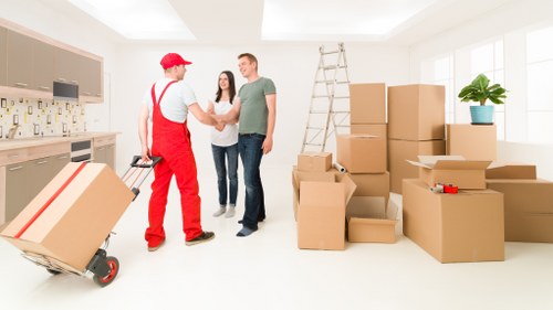 Moving company team closing a complaint case with a fair resolution