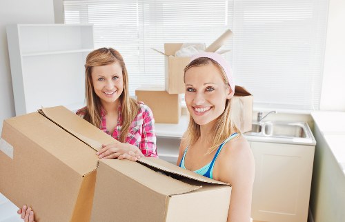 Checklist and boxes prepared for a Chelsea house relocation